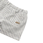 Mayoral Bermuda Tinta Unita con Fantasia A Righe per Neonato 1208 BIANCO MAYORAL 