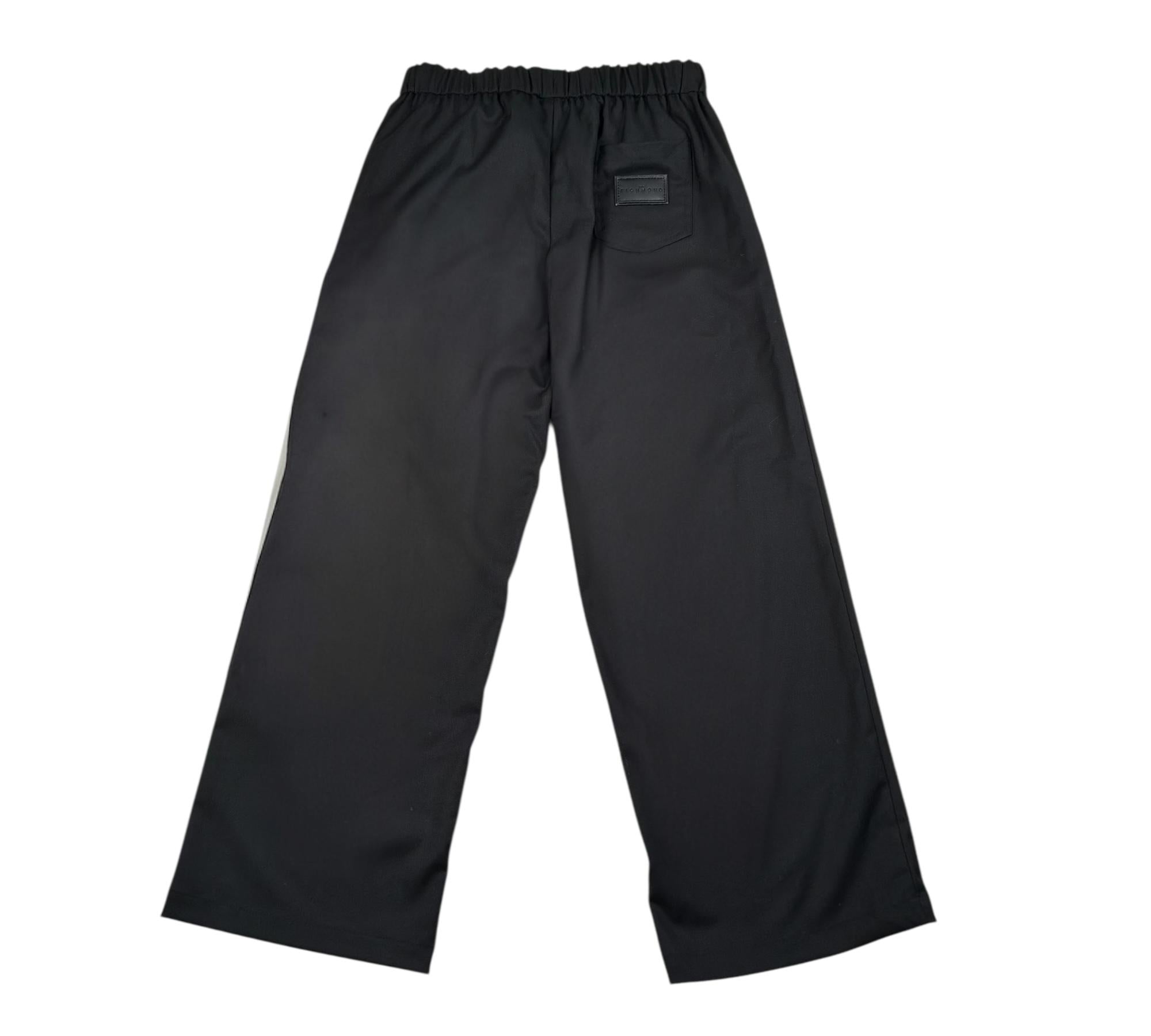 John Richmond Pantalone Tinta Unita con Elastico In Vita per Bambino RBP26243PA NERO JOHN RICHMOND 