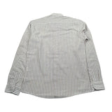 Over-D Camicia Bicolore con Fantasia A Righe per Bambino OK1085SCM BAINCO/BEIGE OVER-D 