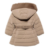 ABEL & LULA giubbino tinta unita con zip e cappuccio Cammello per Bambina 5839X CAMMELLO ABEL & LULA 