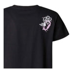 The North Face T-Shirt Girocollo Tinta Unita con Stampa per Bambina NF0A8AXFJK31XS NERO THE NORTH FACE 