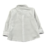 Daniele Alessandrini Camicia Manica Lunga Tinta Unita con Logo per Bambino 1295C00267J BIANCO DANIELE ALESSANDRINI 
