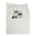 Moschino Pantalone Tuta Tinta Unita con Logo per Bambino HMP07C BIANCO MOSCHINO 