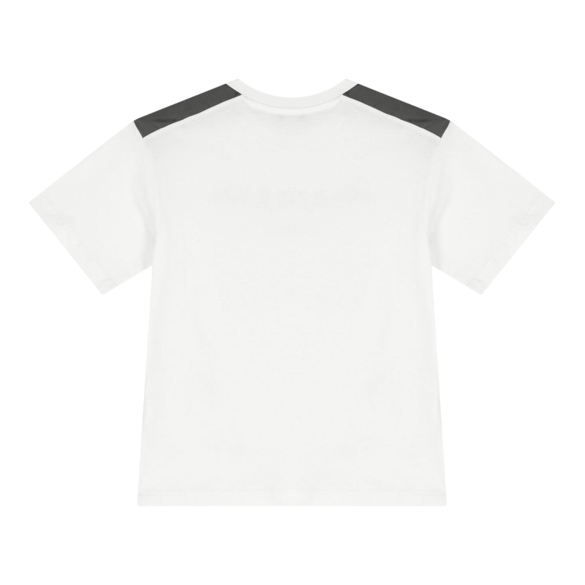 BALMAIN t-shirt girocollo tinta unita con stampa Bianco per Bambino BV8Q81 BIANCO BALMAIN 