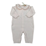 Bimbalo' Tutina Tinta Unita con Colletto per Neonata 7575 ROSA BIMBALO' 