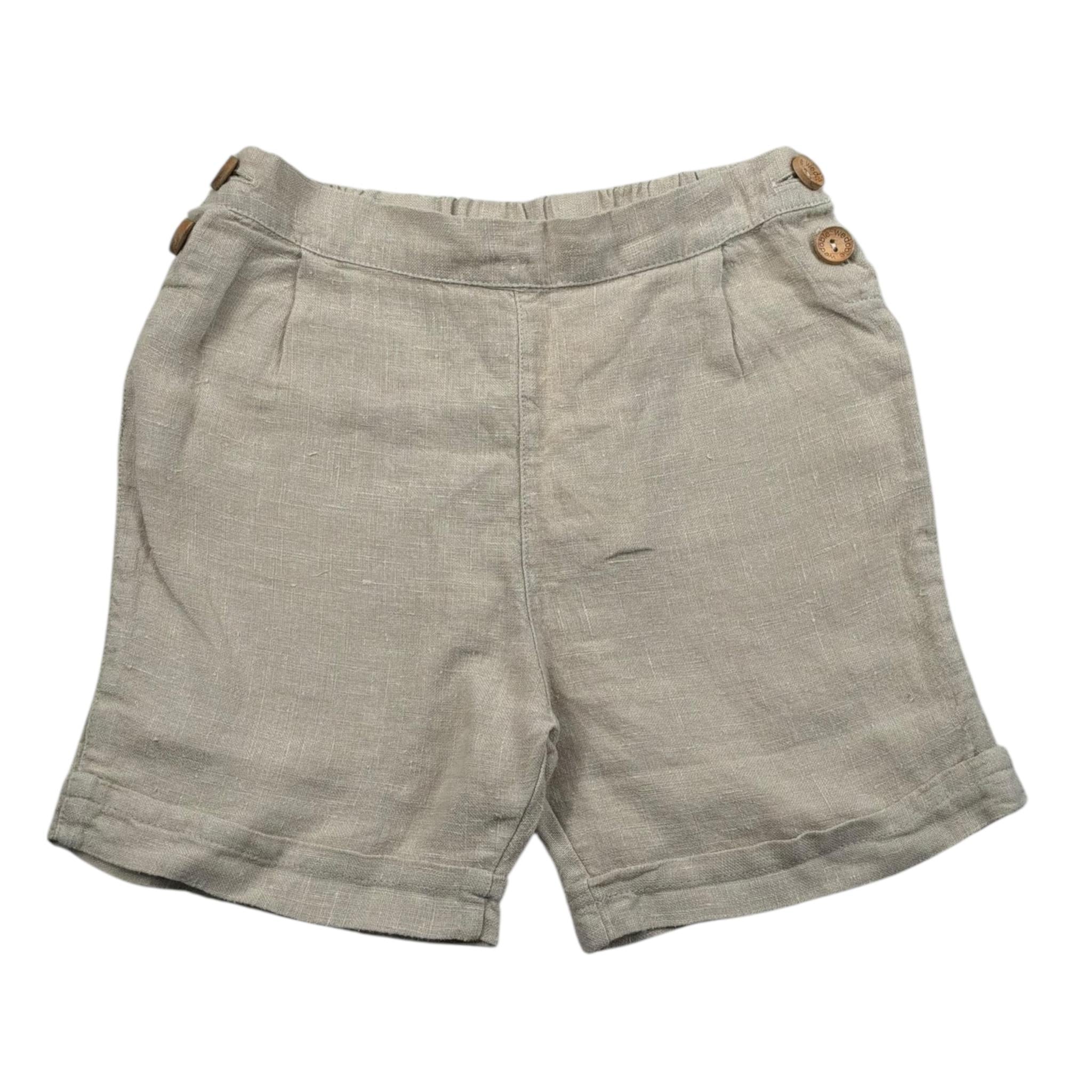 Wedoble Bermuda Tinta Unita con Elastico In Vita per Neonato V2510921AN BEIGE WEDOBLE 