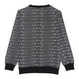 John Richmond Felpa Chiusa Girocollo Tinta Unita con Loghi per Bambino RBP25051FE NERO JOHN RICHMOND 