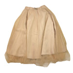 @MADILLY gonna tinta unita con tulle e elastico in vita Beige per Bambina 01921 BEIGE @MADILLY 