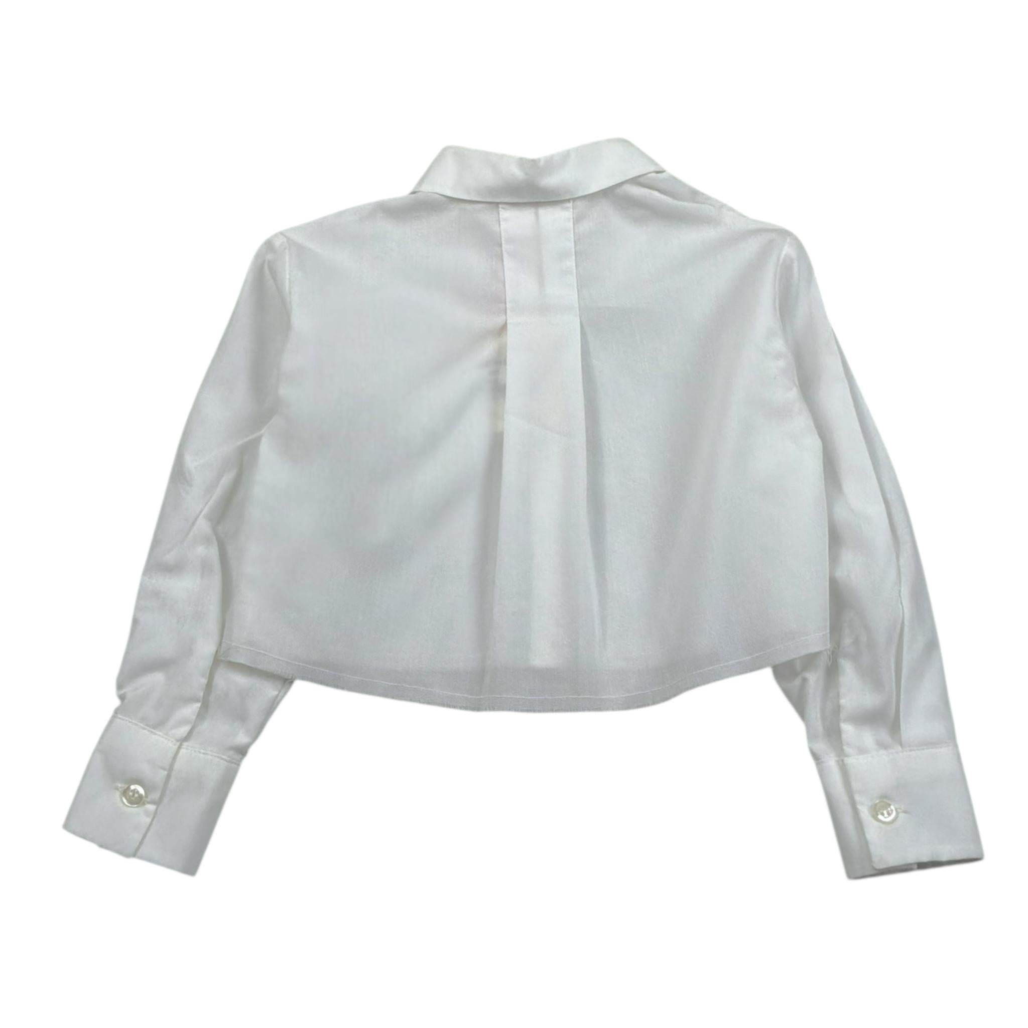 Vicolo Camicia Manica Lunga Tinta Unita per Neonata 3141CY1127N PANNA VICOLO 