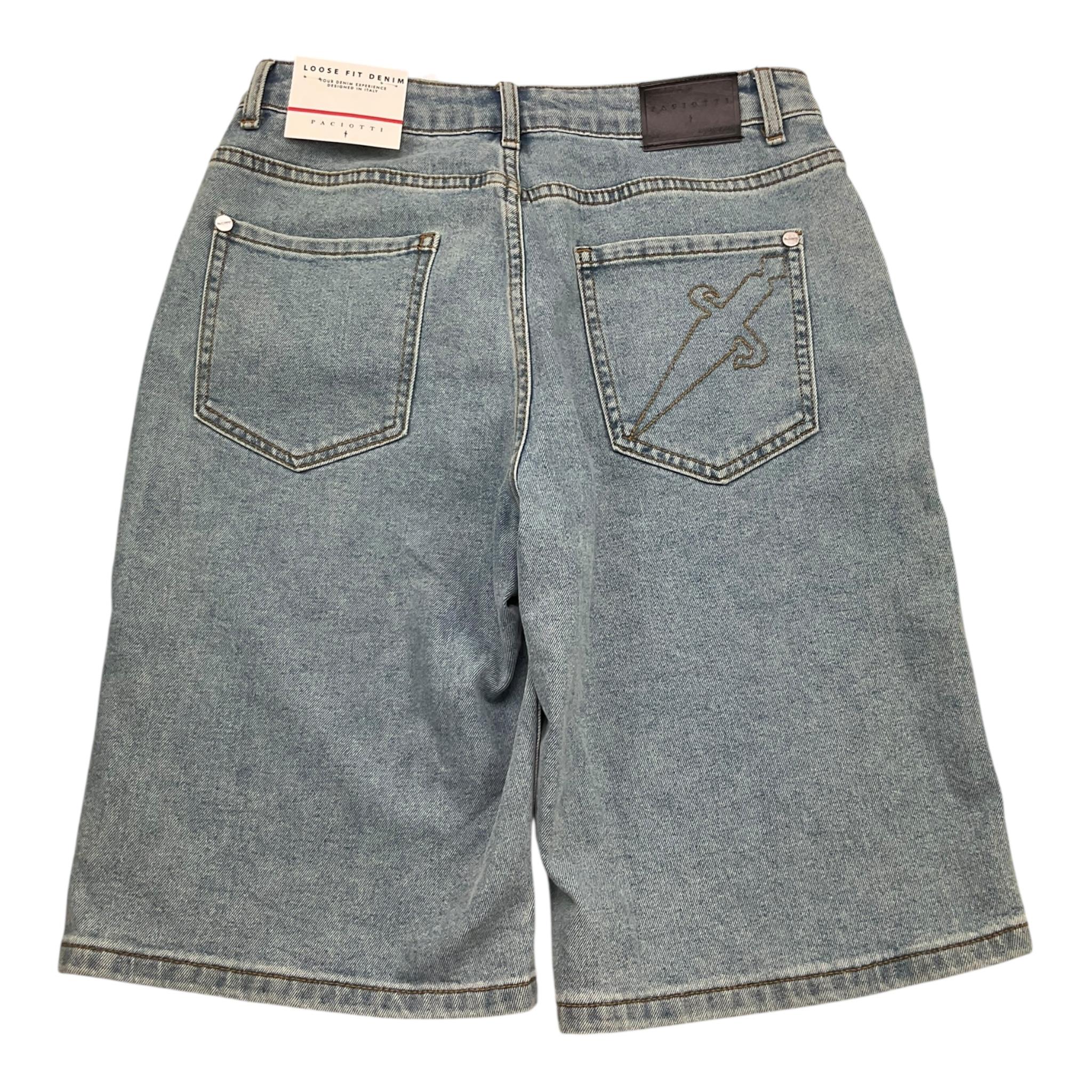 Cesare Paciotti Bermuda In Denim Tinta Unita per Bambino BFP5161B AZZURRO CESARE PACIOTTI 