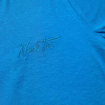 Never Too T-Shirt Girocollo Tinta Unita con Bottoni per Bambino NT1573R COBALTO NEVER TOO 