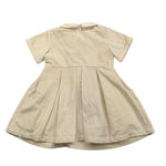 Y-CLU abito mezza manica tinta unita con colletto Panna per Neonata 20703 PANNA Y-CLU 