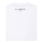 John Richmond T-Shirt Girocollo Tinta Unita con Stampa per Neonato RBP25003TSJN BIANCO JOHN RICHMOND 