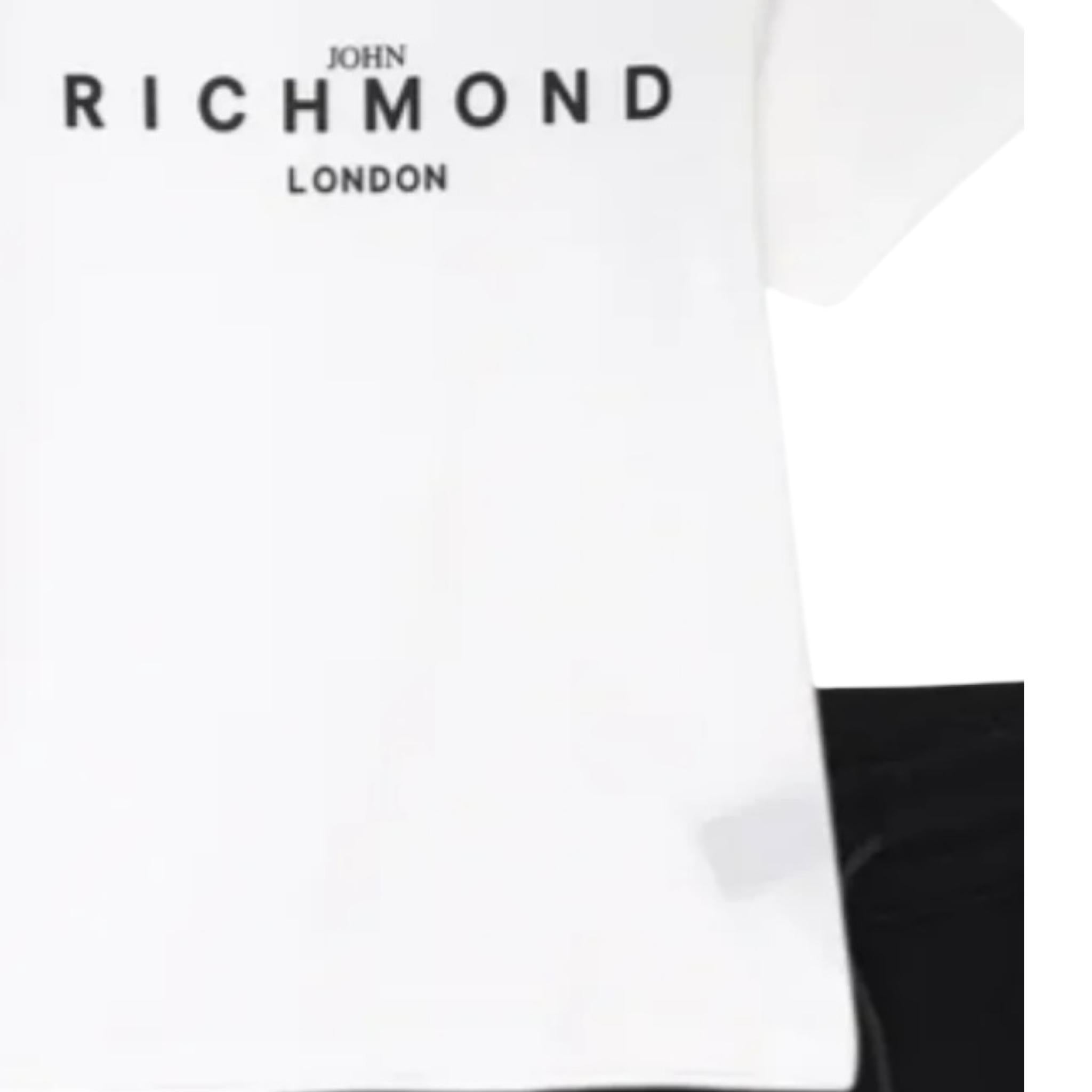 John Richmond Completo 2 Pezzi T-Shirt-Bermuda Bicolore per Bambino RBP25008CJX BIANCO/NERO JOHN RICHMOND 