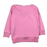John Richmond Felpa Tinta Unita con Cappuccio E Stampa per Bambina RGP26006FE ROSA JOHN RICHMOND 