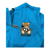 Moschino Felpa con Zip E Cappuccio Tinta Unita per Bambino HUF093 TIFFANY MOSCHINO 