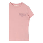 ELISABETTA FRANCHI t-shirt girocollo tinta unita con logo Rosa per Bambina EGTS084 ROSA ELISABETTA FRANCHI 