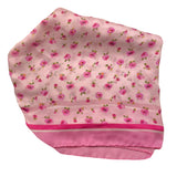 Simonetta Foulard Tinta Unita con Stampa Fiori per Bambina SU0A0 ROSA SIMONETTA 