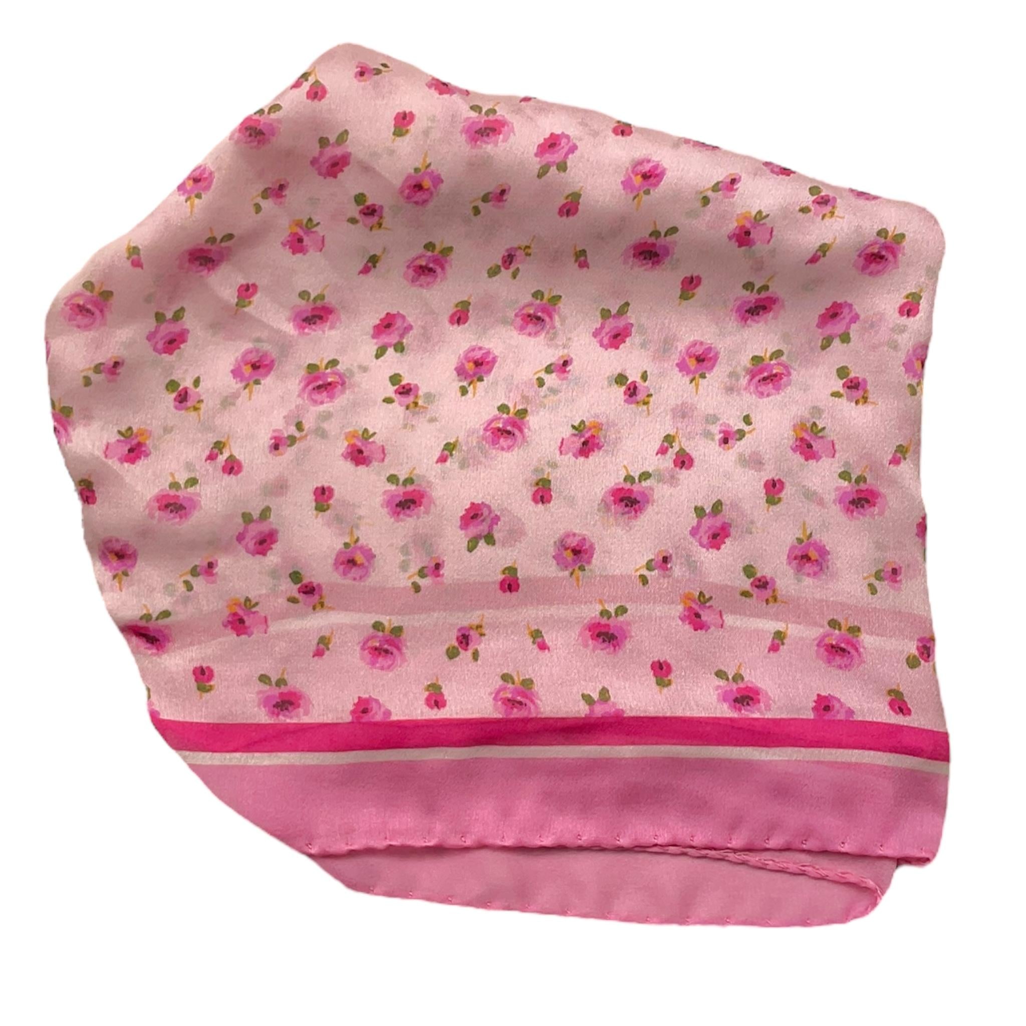 Simonetta Foulard Tinta Unita con Stampa Fiori per Bambina SU0A0 ROSA SIMONETTA 