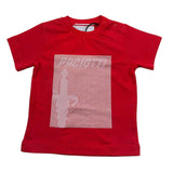 Cesare Paciotti T-Shirt Girocollo Tinta Unita con Stampa per Neonato TSP3164BN ROSSO CESARE PACIOTTI 