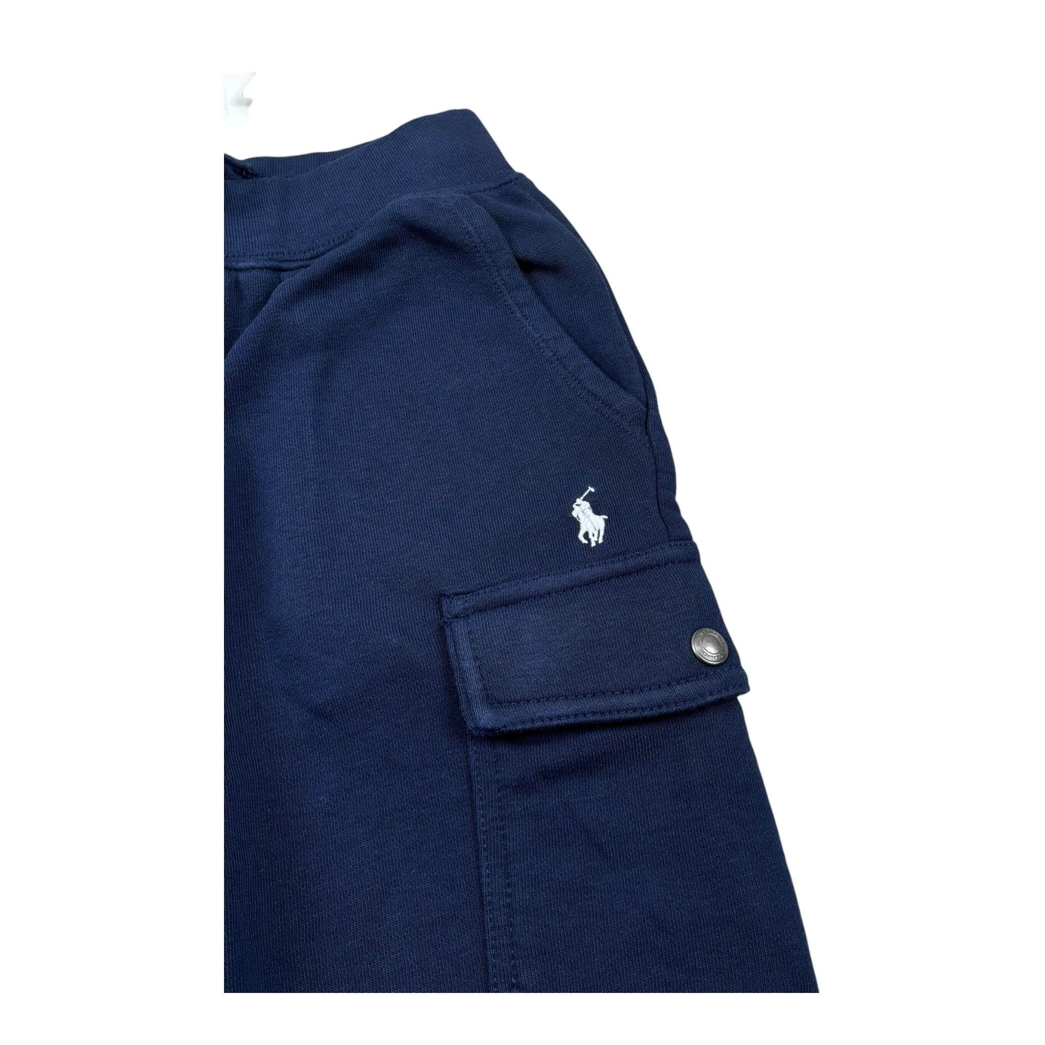 Ralph Lauren Bermuda Tuta Tinta Unita con Logo per Neonato 322958158002N BLU RALPH LAUREN 