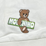 Moschino Cappello Tinta Unita con Stampa per Neonato MMY04Y BIANCO MOSCHINO 
