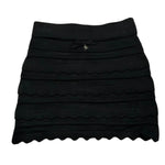 Elisabetta Franchi Gonna Tinta Unita con Ricami per Bambina EFCM015 NERO ELISABETTA FRANCHI 