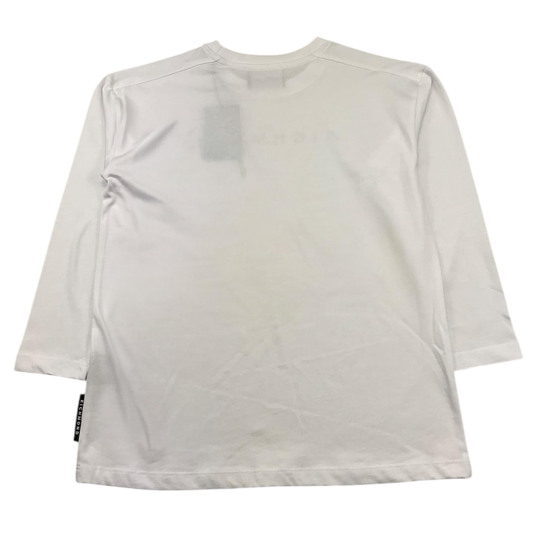 JOHN RICHMOND shirt girocollo tinta unita con stampa Bianco per Bambino RBA25016TS BIANCO JOHN RICHMOND 