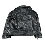 John Richmond Giubbino In Ecopelle con Borchie per Bambina RGP26106GB NERO JOHN RICHMOND 