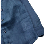 Manuel & Frank Camicia Manica Lunga Tinta Unita per Neonato MF3059N BLU MANUEL & FRANK 