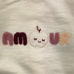 YATSI BABY completo 2pz pantalone-felpa tinta unita con stampa Panna per Neonata 24441510 PANNA YATSI BABY 