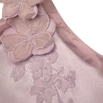 Elisabetta Franchi Abito Giromanica Tinta Unita con Applicazioni per Bambina EFAB614 LILLA ELISABETTA FRANCHI 