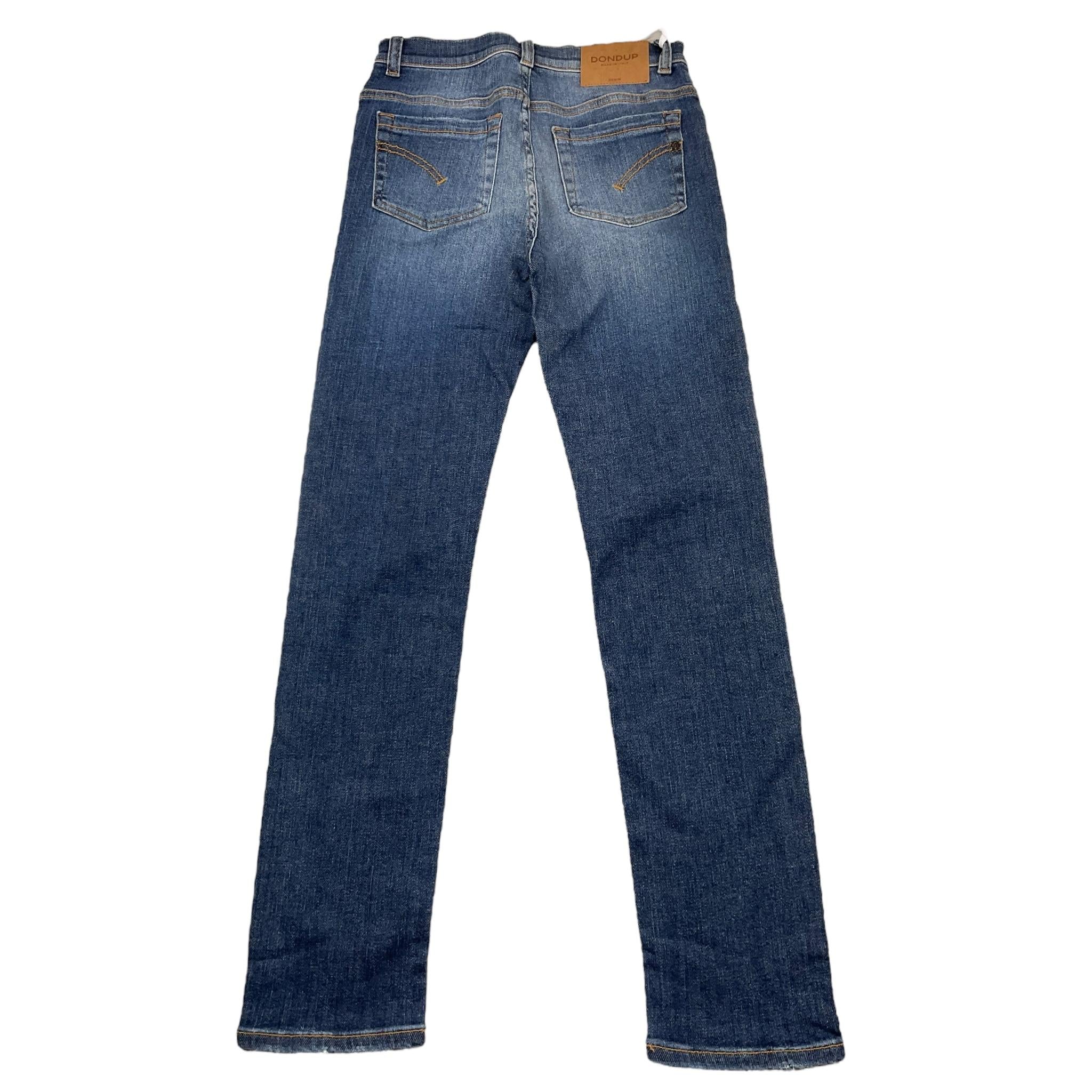 DONDUP jeans tinta unita cn strappi Blu per Bambino DMPA261C BLU DONDUP 