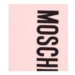 MOSCHINO pantalone tuta tinta unita con stampa logo Rosa per Neonata MUP058A ROSA MOSCHINO 