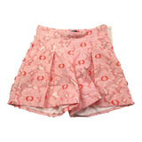 Simonetta Short Tinta Unita Con Applicazioni Rosa Per Bambina
