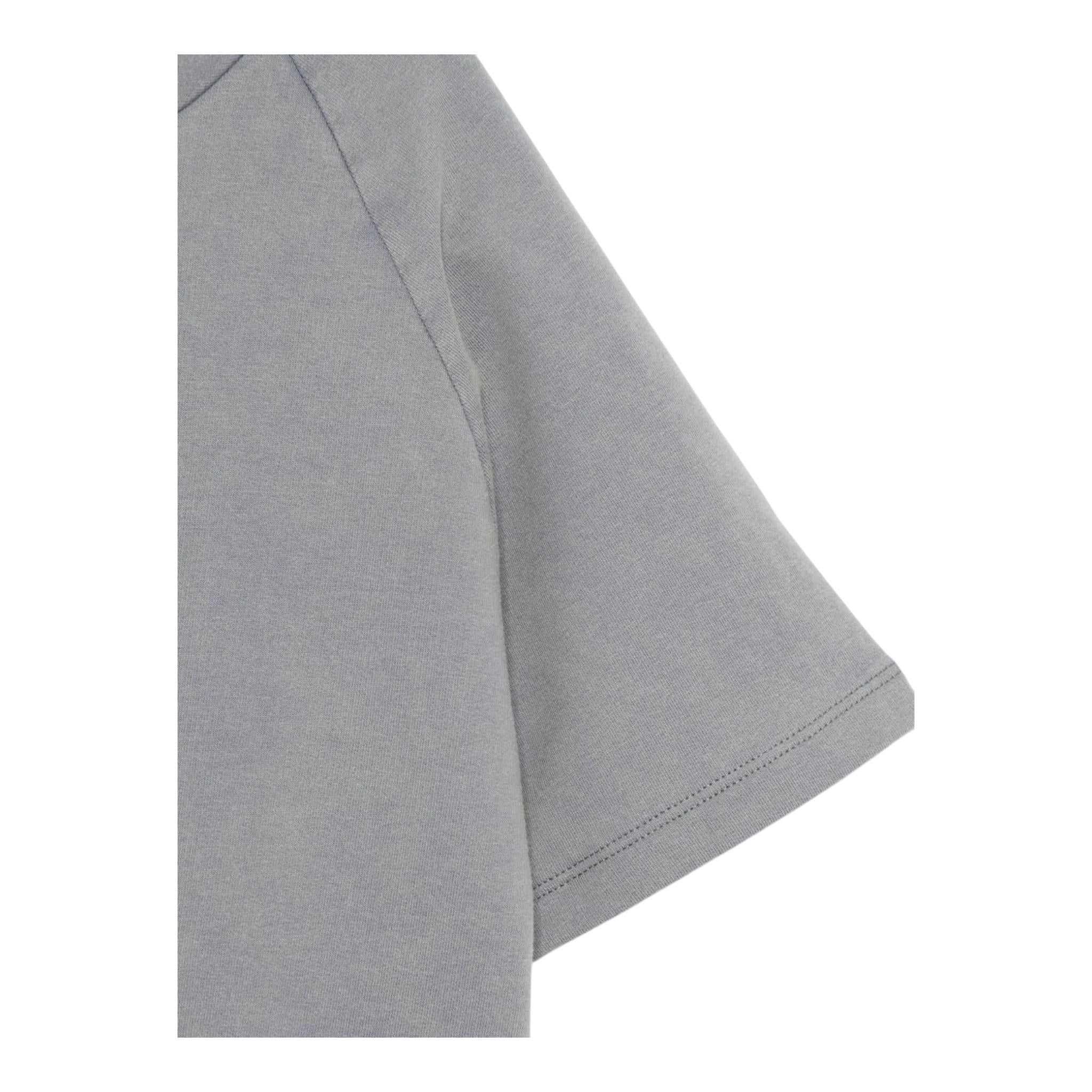 Dou Dou T-Shirt Girocollo Tinta Unita per Bambina DW8P51 GRIGIO DOU DOU 