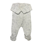 LOSAN tutina manica lunga tinta unita con zip e stampe Azzurro per Neonato 51029631627003 AZZURRO LOSAN 