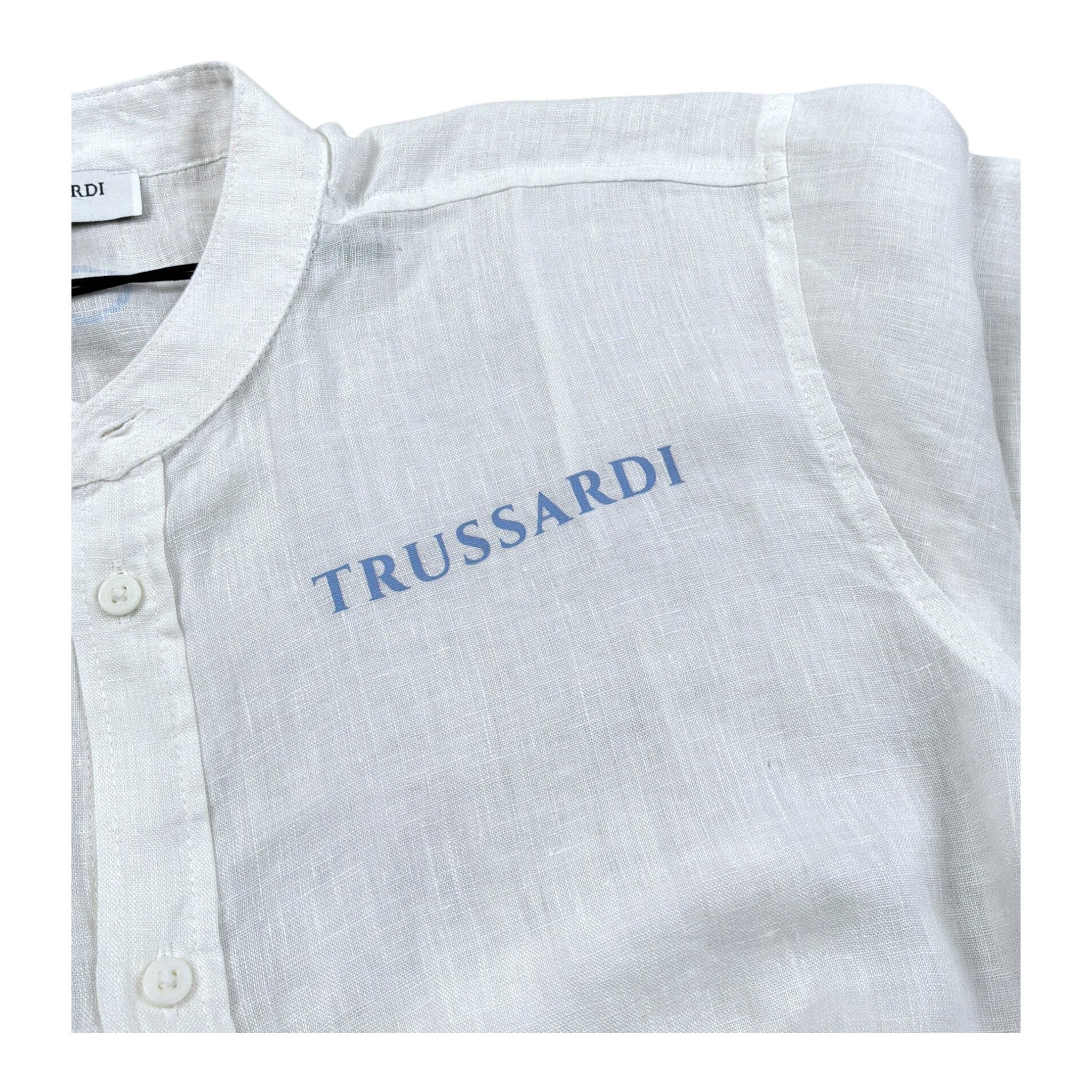 Trussardi Completo 2 Pezzi Bicolore Camicia-Bermuda Bianco/Azzurro per Bambino TBP25013CLX BIANCO/AZZURRO TRUSSARDI 