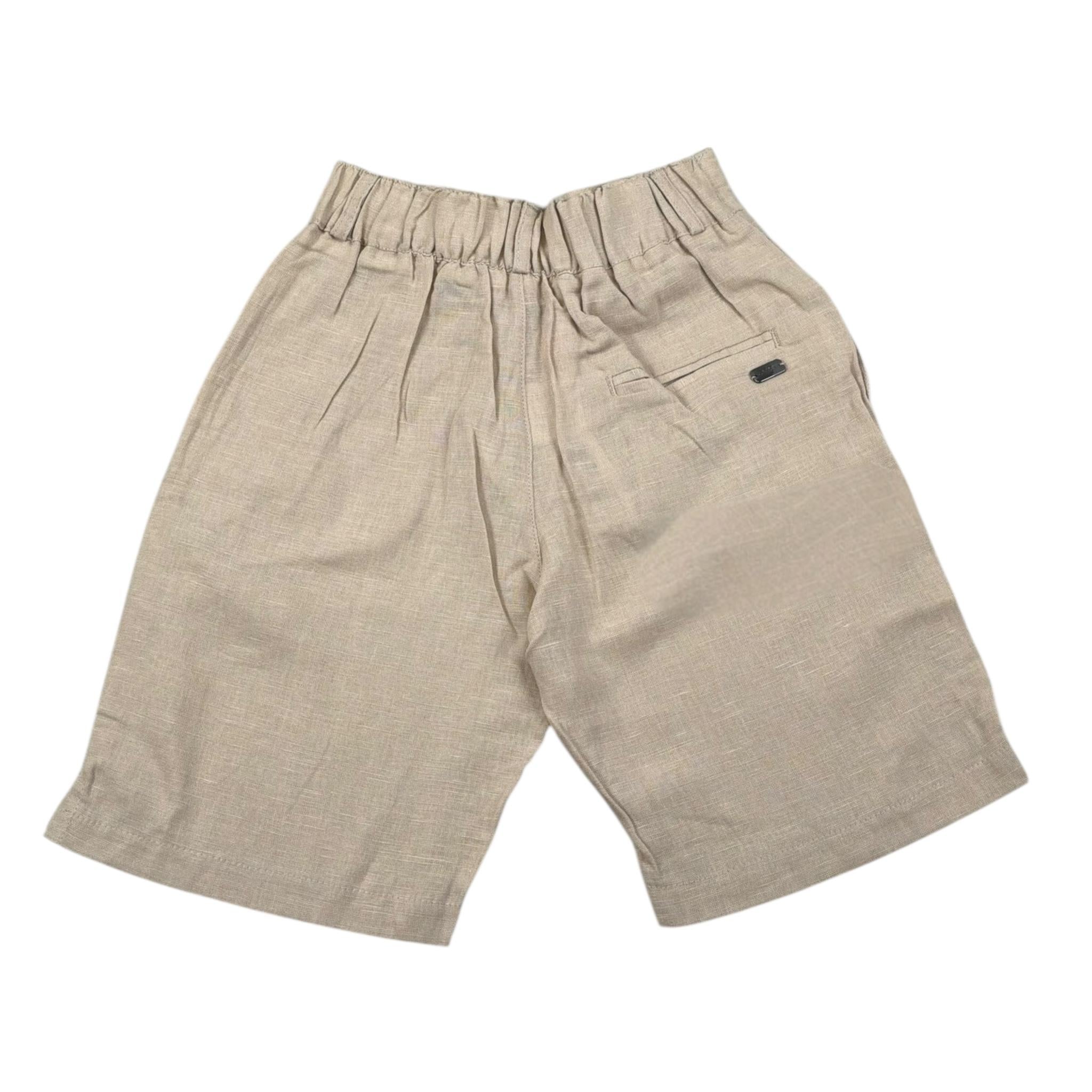 Stay Street Bermuda Tinta Unita con Elastico In Vita per Bambino 8084 BEIGE STAY STREET 