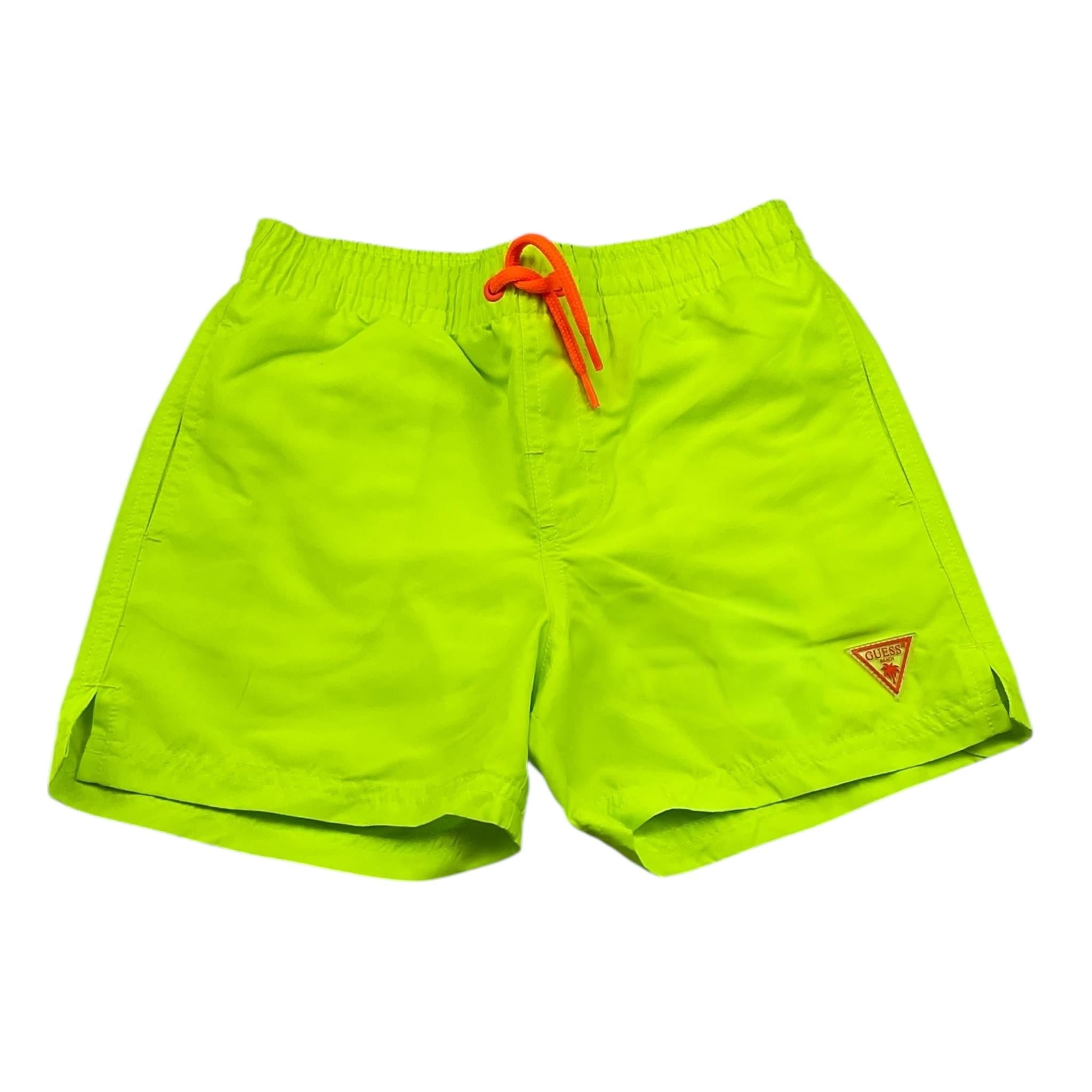 Guess Costume Tinta Unita con Logo per Bambino L5GZ00 VERDE FLUO GUESS 