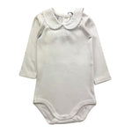 BABIDU body tinta unita con colletto Bianco per Neonato 32454 BIANCO BABIDU 