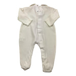 ALETTA tutina tinta unita con applicazione Bianco per Neonata RB999075CIN BIANCO ALETTA 