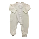 ALETTA tutina tinta unita con applicazione Bianco per Neonata RB999075CIN BIANCO ALETTA 