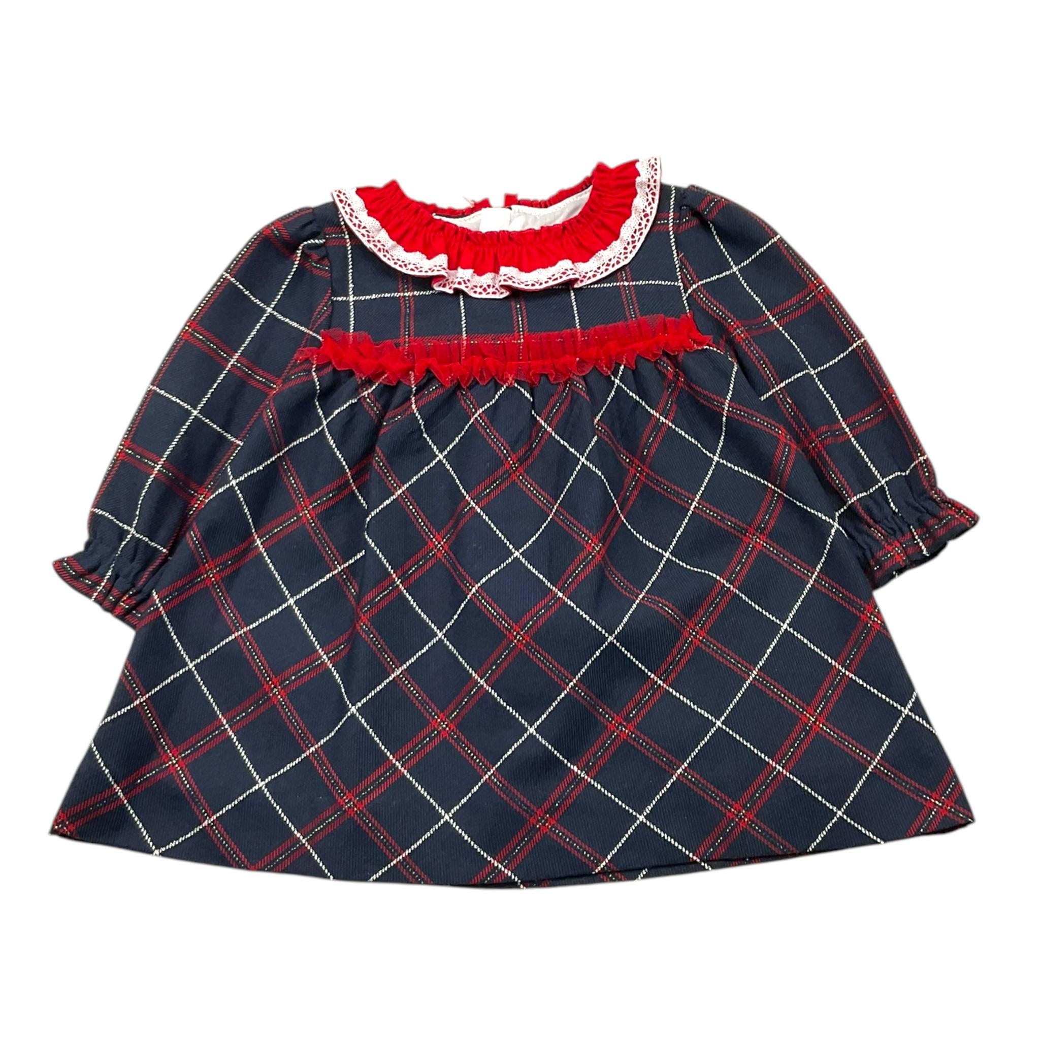 MIRANDA abito manica lunga stampa fantasia Blu per Neonata 360129 BLU MIRANDA 