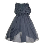 Liu Jo Abito Tinta Unita con Tulle E Cintura per Bambina GA5147 NERO LIU JO 