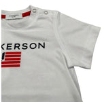 Jeckerson T-Shirt Girocollo Tinta Unita con Stampa per Neonato JN4025 BIANCO JECKERSON 