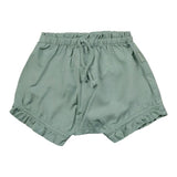 Laranjinha Short Tinta Unita con Elastico In Vita per Neonata 92908V5802U63 VERDE LARANJINHA 