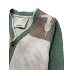 Trussardi Cardigan Stampa Fantasia Scollo A V per Neonato TIP26069CD PANNA TRUSSARDI 