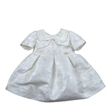 Baby A. Abito Cerimnia Tinta Unita con Fiocco per Neonata H2216N BIANCO BABY A. 