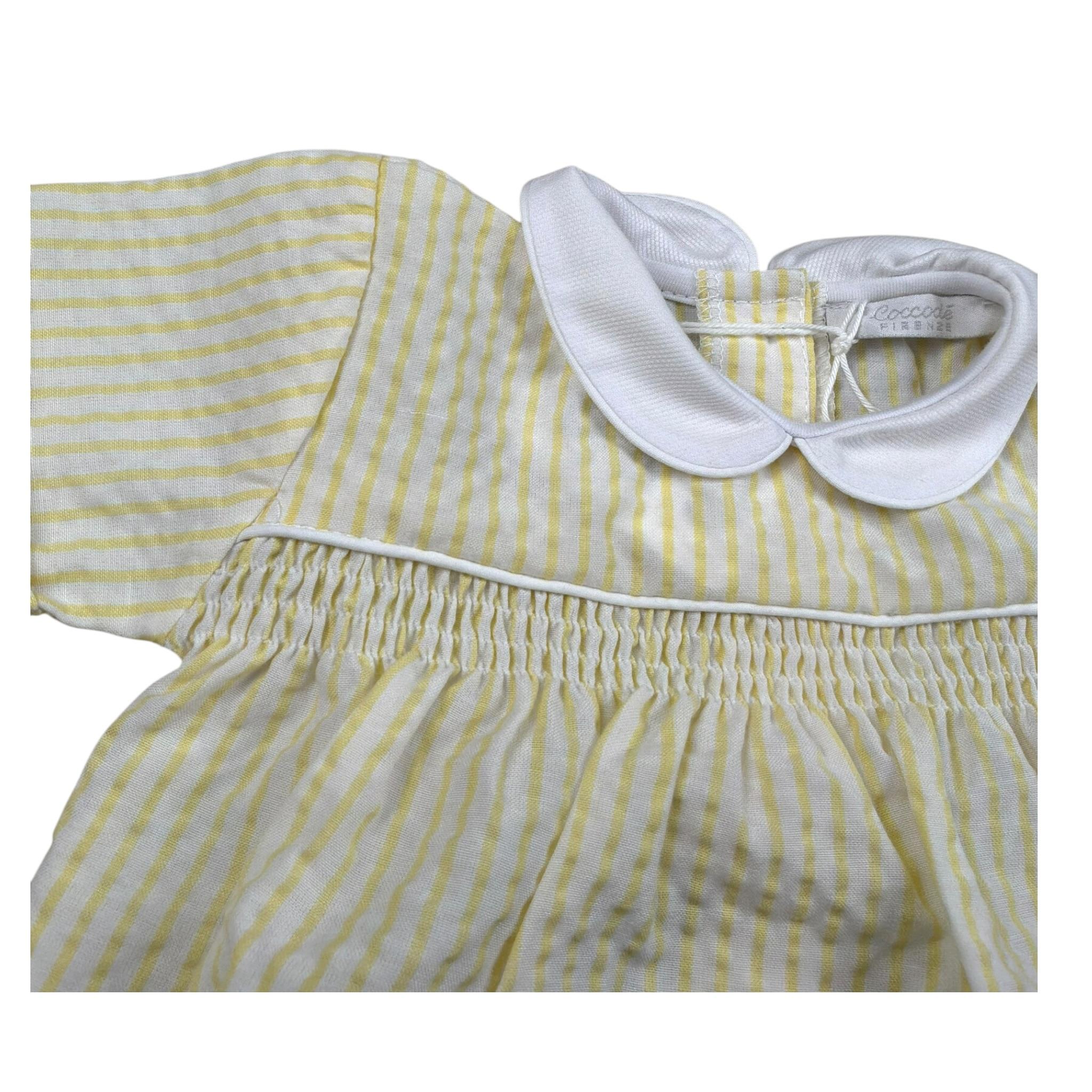 Coccode Pagliaccetto Fantasia A Righe Bicolore per Neonato C55147 BIANCO/GIALLO COCCODE 